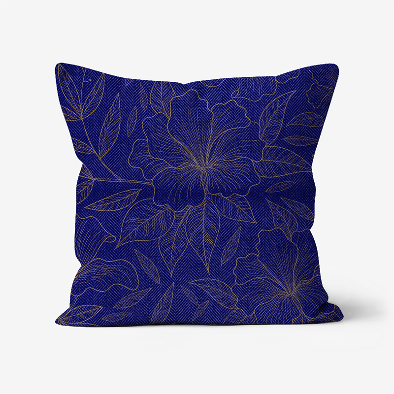 Doroteo Design Hand Drawn Floral Pattern Collection Home Decor Luxury Cushion Pillow